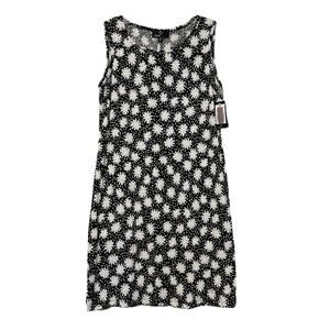 Ronnie Nicole Black/White Floral Dress Size Medium NWT